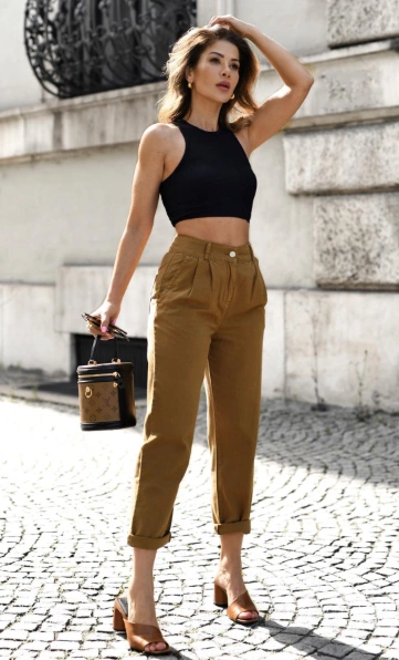 23 Effortless Brown Pants Outfit Ideas for Instant Style