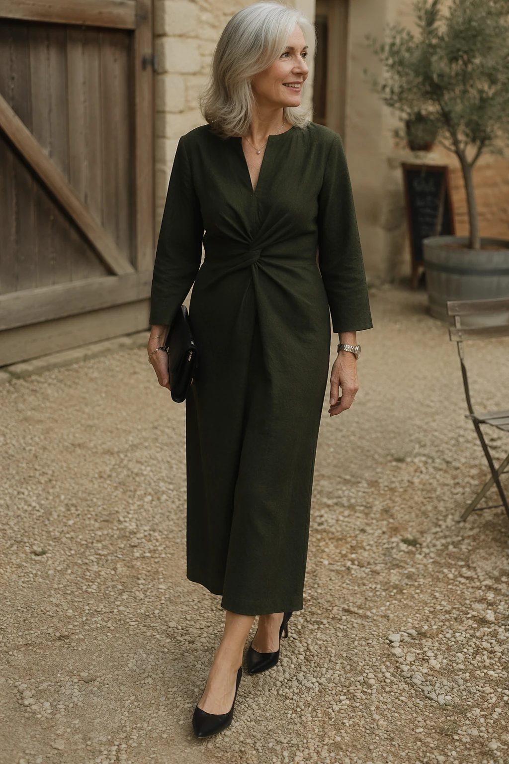 Editorial image for section: Midi Length Solves More Than Hemlines