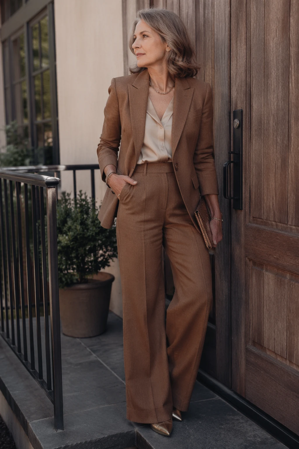 Editorial image for section: Pantsuits Earn Their Place