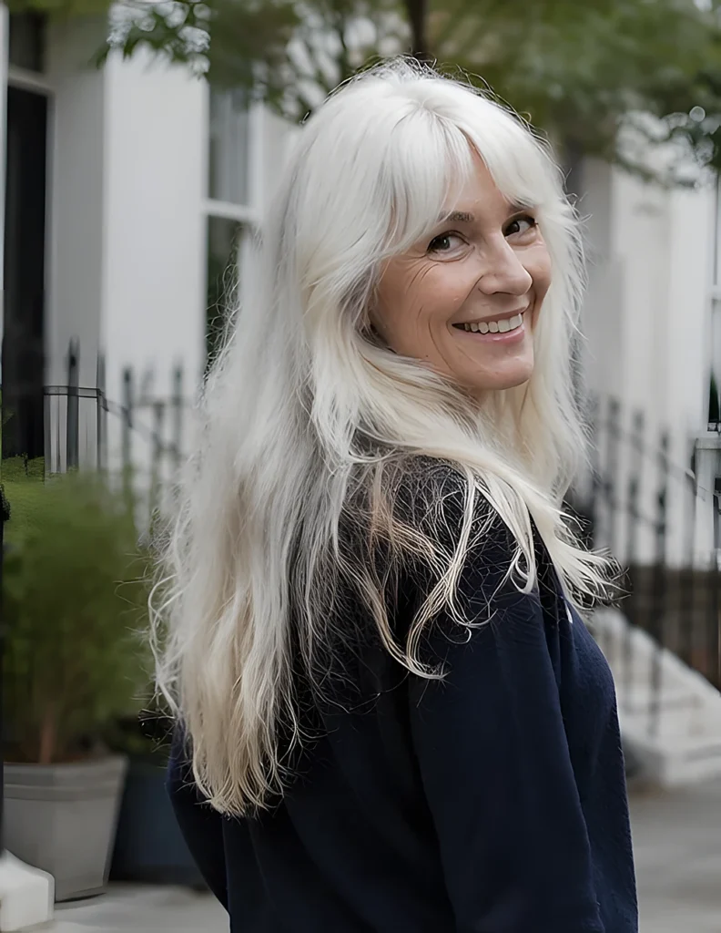 27 Stunning Long Hair Over 50 Older Women Ideas That Defy Age