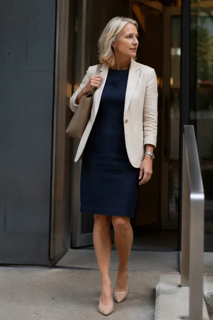 Work Outfits for Women Over 50 — Professional Looks That Feel Modern